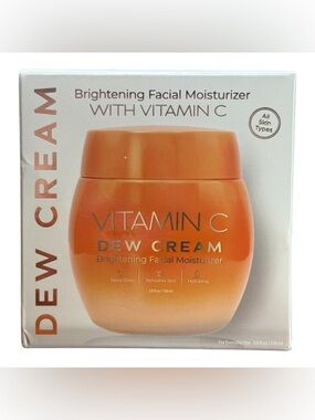 Vitamin C Dew Cream Brightening Moisturizer 5oz New